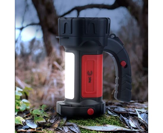 Светодиодный фонарь ЭРА PA-607 АЛЬФА, аккумуляторный прожектор, 8 Вт, литий, поворотная ручка Б0052745 – изображение 4