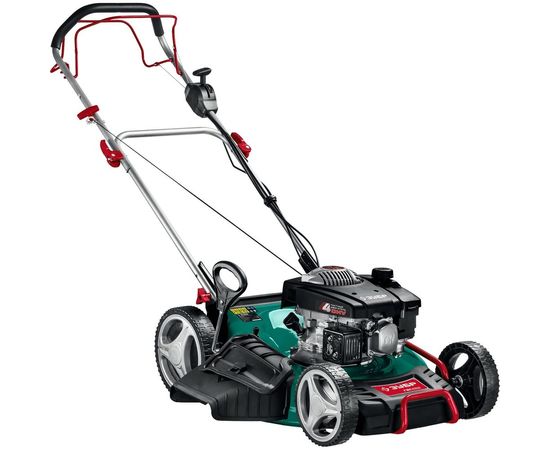 Самоходная бензиновая газонокосилка ЗУБР 510 мм, 6.5 л.с. ГБС-510 – изображение 9