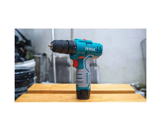 Аккумуляторная ударная дрель-шуруповерт TOTAL Li-ion TIDLI1232 – изображение 2