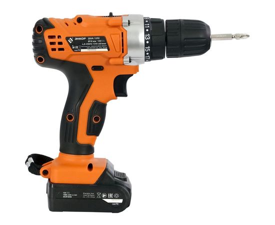 Аккумуляторная дрель-шуруповерт Энкор ДША-12Л2 50033 – изображение 5