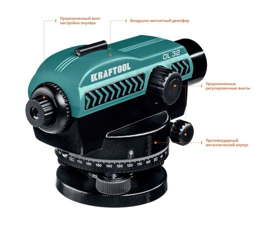 Оптический нивелир KRAFTOOL OL-32 34520 – изображение 12
