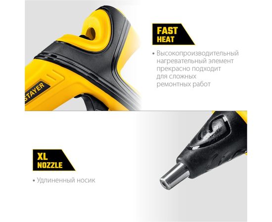 Электрический термоклеевой пистолет STAYER Pro 11 0681-20 – изображение 11