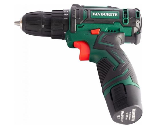 Аккумуляторная дрель-шуруповерт FAVOURITE + набор оснастки DC 1202 PROMO SET – изображение 5