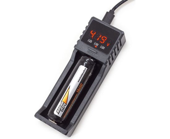 Зарядное устройство ЯРКИЙ ЛУЧ LC-20 для аккумуляторов Li-ion, IMR, LiFePO4, Ni-MH/Cd, выбор тока, LCD дисплей, 4606400055563 – изображение 4