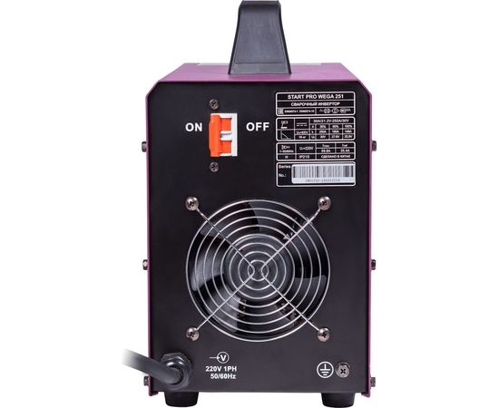 Сварочный инвертор START PRO Wega 251 modelSTICK 1W251 – изображение 2