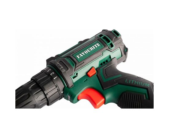 Аккумуляторная дрель-шуруповерт FAVOURITE + набор оснастки DC 1202 PROMO SET – изображение 4