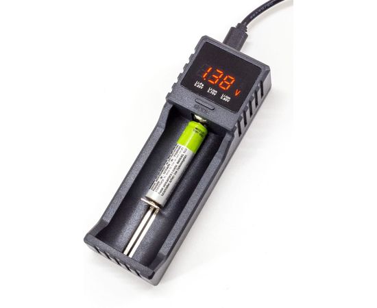 Зарядное устройство ЯРКИЙ ЛУЧ LC-20 для аккумуляторов Li-ion, IMR, LiFePO4, Ni-MH/Cd, выбор тока, LCD дисплей, 4606400055563 – изображение 5