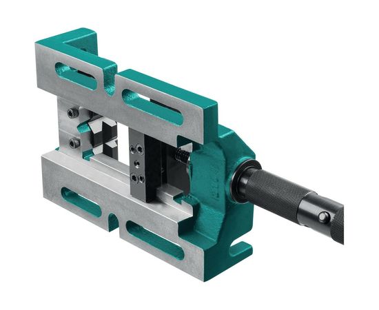 Станочные трехсторонние сверлильные тиски KRAFTOOL 100 мм 32716-100 – изображение 5