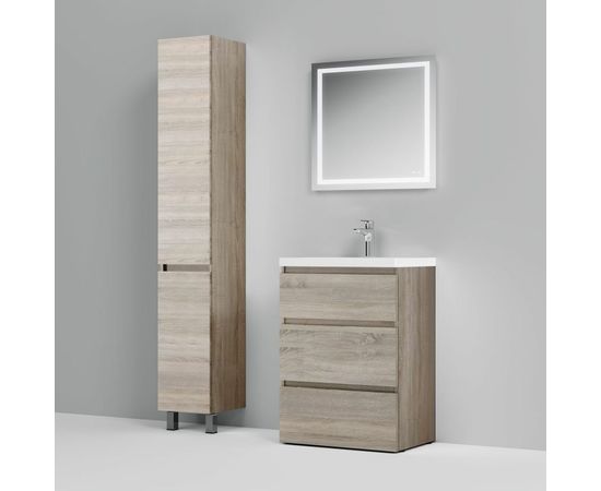 Напольная база под раковину AM.PM Gem S 75 см 3 ящика светлый дуб M91FSX0752OF – изображение 2