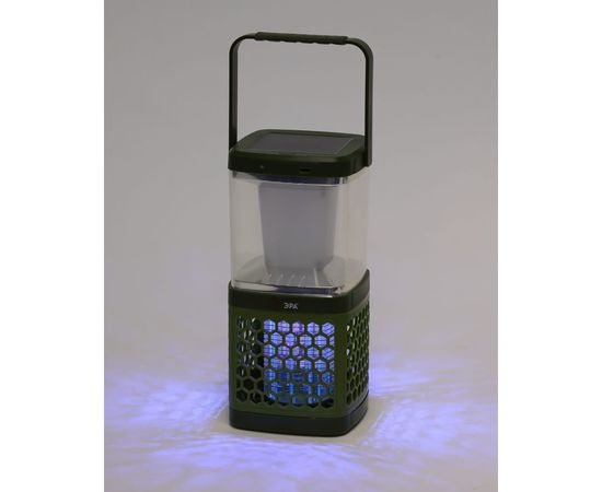 Противомоскитный кемпинговый фонарь ЭРА ERAMF08 аккумулятор с солнечной батареей Б0044332 – изображение 4