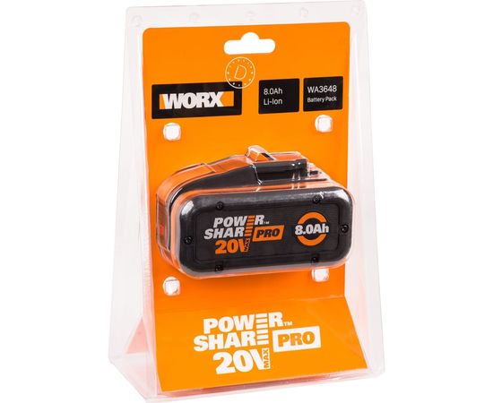 Аккумулятор (20 В; 8 Ач) WORX WA3648 – изображение 2
