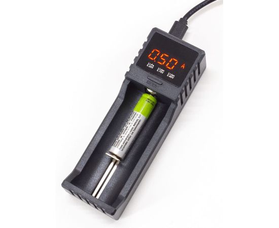 Зарядное устройство ЯРКИЙ ЛУЧ LC-20 для аккумуляторов Li-ion, IMR, LiFePO4, Ni-MH/Cd, выбор тока, LCD дисплей, 4606400055563 – изображение 6