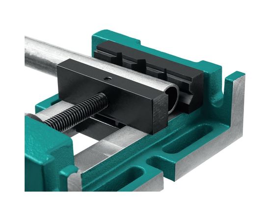 Станочные трехсторонние сверлильные тиски KRAFTOOL 100 мм 32716-100 – изображение 2