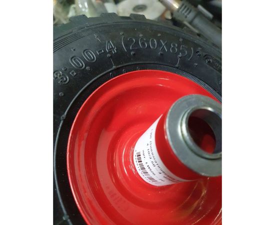 Пневматическое колесо 4.10/3.50-4 26-20 20 мм LWI LWI26-20 – изображение 3