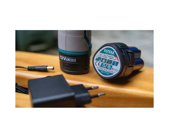 Аккумуляторная ударная дрель-шуруповерт TOTAL Li-ion TIDLI1232 – изображение 7