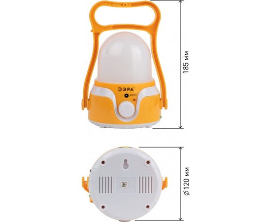 Кемпинговый светодиодный аккумуляторный фонарь ЭРА KA-801 Гном 4 Вт, 1700мАч 5V, USB, Б0054040 – изображение 7