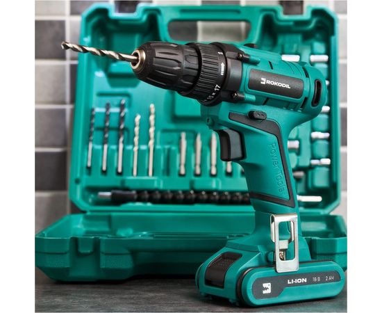 Аккумуляторная дрель-шуруповерт Rokodil Twist 2 Pro 18В/48Нм/2Ач 1045101 – изображение 6
