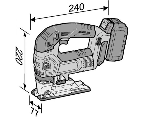 Аккумуляторный лобзик FLEX JSB 18.0-EC/5.0 Set 489786 – изображение 12
