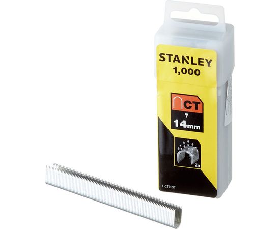 Скоба для степлера Stanley тип 7 14мм х 1000шт 1-CT109T – изображение 2