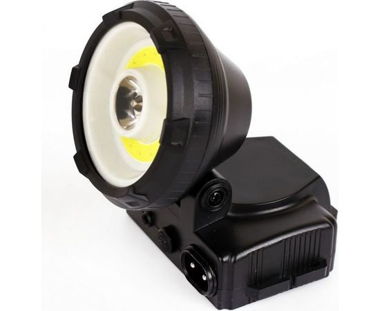 Налобный аккумуляторный фонарь Ultraflash LED5368 220В черный 1 Ватт LED+1,5Ватт COB, 2 режима 14452 – изображение 2