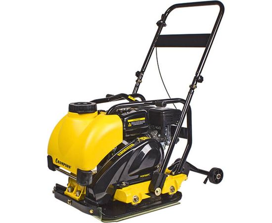 Бензиновая виброплита Champion 4,8 кВт, 13 кН, 30 см, 660 м2/час, 5350 см, 97 кг, 12 л, кол. рез. накл. PC9750FT – изображение 2