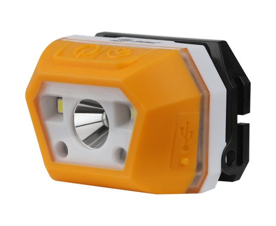 Налобный аккумуляторный светодиодный фонарь ЭРА Рабочие Практик GA810 3Вт, сенсорный, microUSB Б0052318 – изображение 2