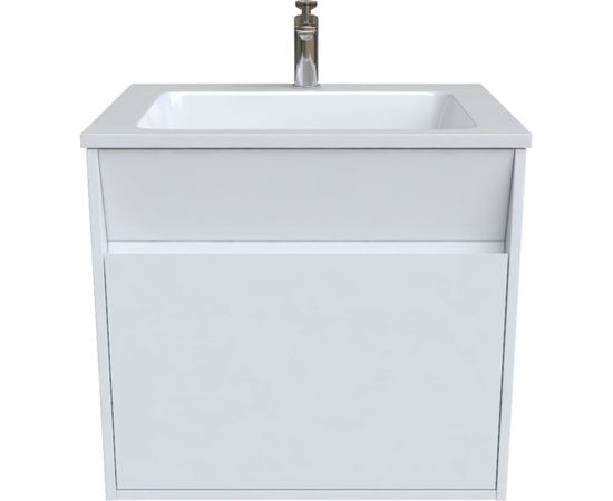 Подвесная тумба с умывальником IDDIS Esper с ящиком, белая 60 см ESP60W0i95K – изображение 2