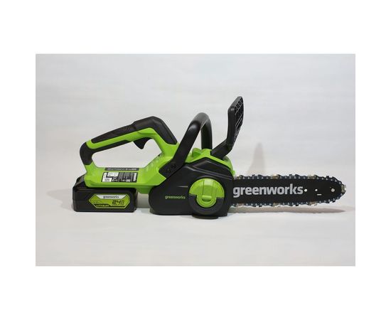 Цепная аккумуляторная пила GreenWorks G24CS25K4 24 В, 4 А*ч 2007707UB – изображение 3