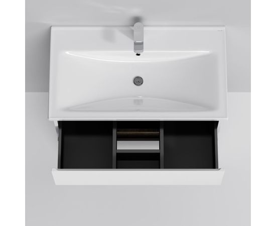 База под раковину AM.PM, X-Joy напольная, 80 см, 2 ящика, белый глянец M85AFSX0802WG – изображение 3