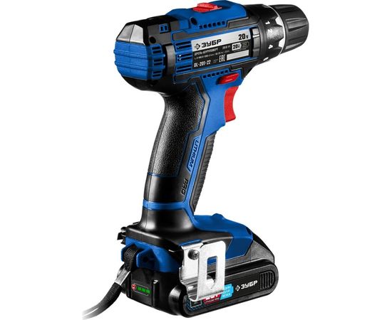 Дрель-шуруповерт ЗУБР Профессионал DL-201-22 – изображение 3