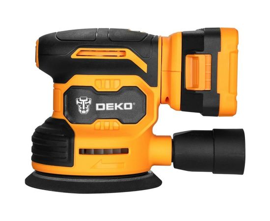 Эксцентриковая аккумуляторная шлифмашина DEKO DKCG20-125, 20В, 1х2.0Ач 063-4022 – изображение 3