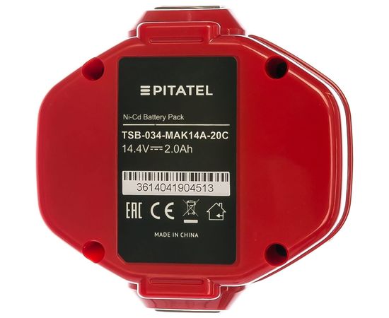 Аккумуляторная батарея (2 Ач, 14.4 В, Ni-Cd) Pitatel TSB-034-MAK14A-20C – изображение 3