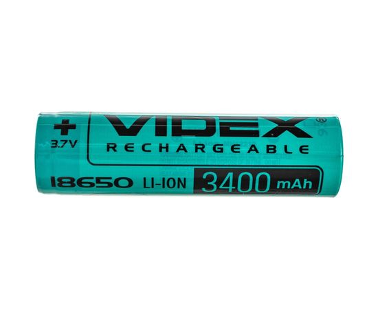 Аккумулятор Videx 18650 3400mAh без защиты VID-18650-3.4-NP – изображение 3