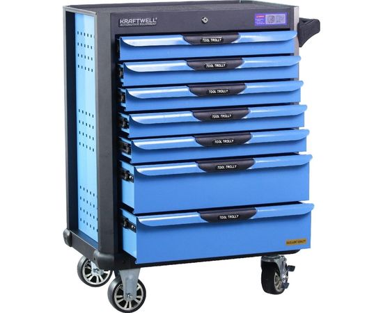 Тележка KraftWell с 7 ящиками, в подарок инструмент 277 предметов KRW-TTB+SET277 – изображение 3