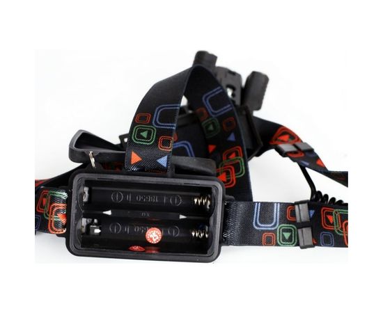 Налобный аккумуляторный фонарь Ultraflash E156 3,7В черный 3LED, 5 Вт, фокус, 2 аккумулятора 4 режима 14660 – изображение 3