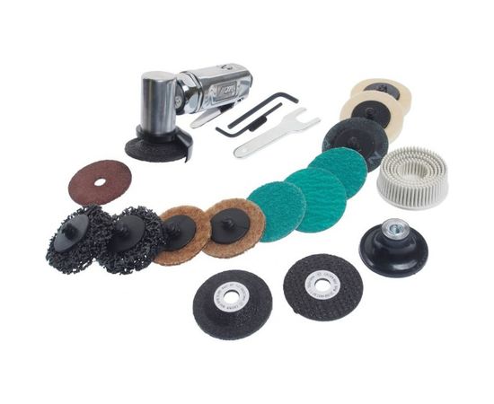 Пневматическая болгарка с комплектом насадок JTC 17 предметов 5005K – изображение 3