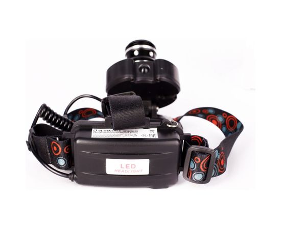 Налобный фонарь Ultraflash UF38024LED (аккумулятор 3,7В, черный, 5LED, 5 Вт, фокус, 2 ак. 4 режима, бокс са) 14685 – изображение 3