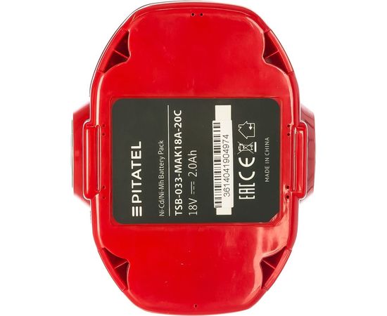 Аккумуляторная батарея для MAKITA (2 Ач, 18 В, Ni-Cd) Pitatel TSB-033-MAK18A-20C – изображение 3