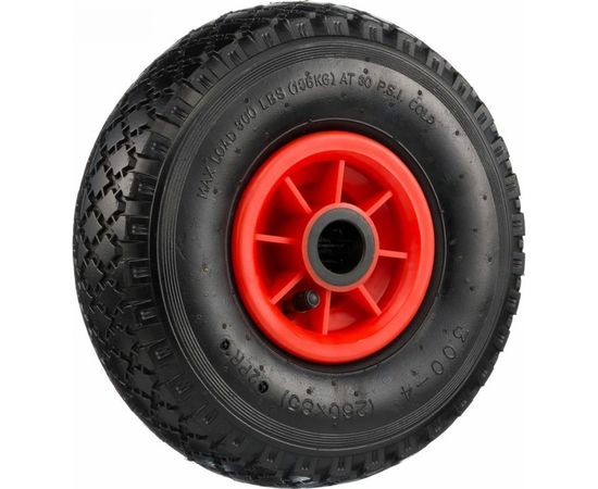 Колесо пневматическое под ось 25 мм, диаметр 255 мм, грузоподъемность 150 кг Стелла-техник 1120-255-2 – изображение 4