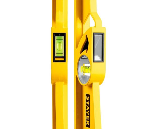 Литой уровень STAYER Hard с зеркальным глазком 600 мм 3483-060 – изображение 4