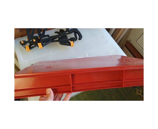 Ящик Тара.ру п/э 600х400х75 сплошной, красный 06179 – изображение 4