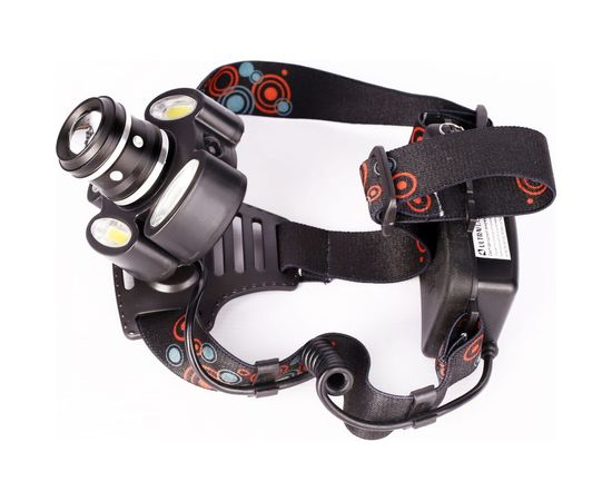 Налобный фонарь Ultraflash UF38024LED (аккумулятор 3,7В, черный, 5LED, 5 Вт, фокус, 2 ак. 4 режима, бокс са) 14685 – изображение 4