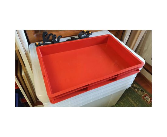 Ящик Тара.ру п/э 600х400х75 сплошной, красный 06179 – изображение 5