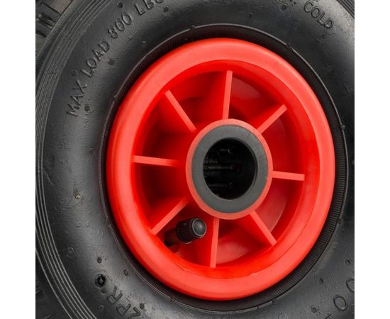 Колесо пневматическое под ось 25 мм, диаметр 255 мм, грузоподъемность 150 кг Стелла-техник 1120-255-2 – изображение 6