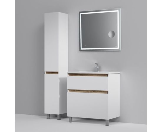 База под раковину AM.PM, X-Joy напольная, 80 см, 2 ящика, белый глянец M85AFSX0802WG – изображение 6