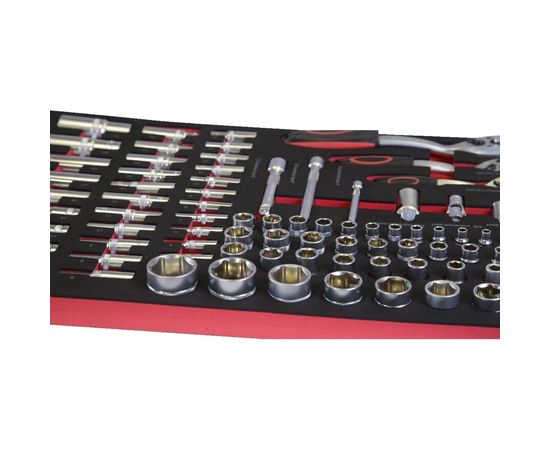 Тележка KraftWell с 7 ящиками, в подарок инструмент 277 предметов KRW-TTB+SET277 – изображение 6