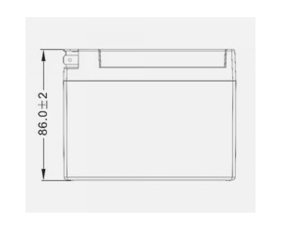 Мото-аккумулятор WBR MT12-2.5 – изображение 8