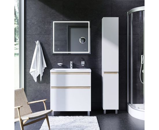 База под раковину AM.PM, X-Joy напольная, 80 см, 2 ящика, белый глянец M85AFSX0802WG – изображение 8