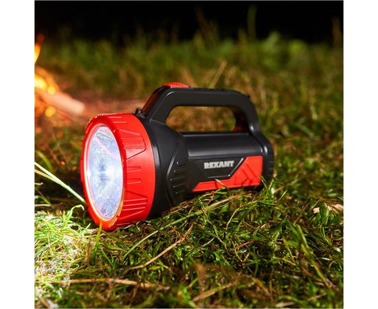 Аккумуляторный фонарь прожектор REXANT с боковым светом, индикатор зарядки, 5000 mAh 75-707 – изображение 9