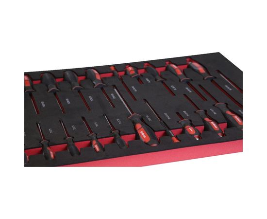 Тележка KraftWell с 7 ящиками, в подарок инструмент 277 предметов KRW-TTB+SET277 – изображение 9